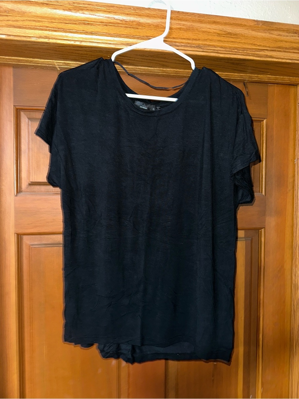 Prana Black Short-Sleeve Women's Tee